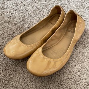 Tory Burch Eddie ballet flat patent leather sz 10
